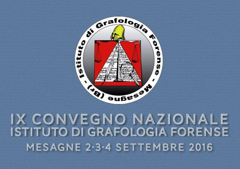 IX convegno grafologia forense mesagne 2016